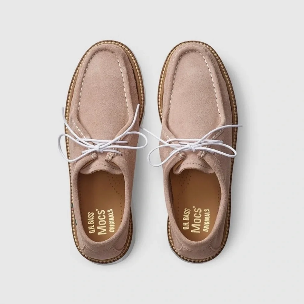 G.H. Bass Women’s Wallace Pink Lug Moc